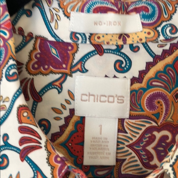 Chico’s size 1, shirt - Picture 2 of 4